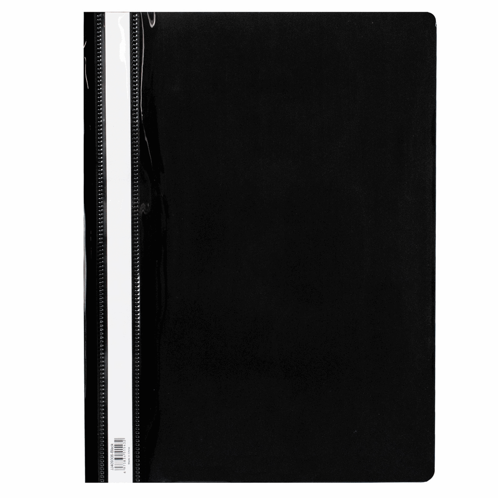 Швидкозшивач пластиковий А4, чорний H-Tone (JJ409306-black)